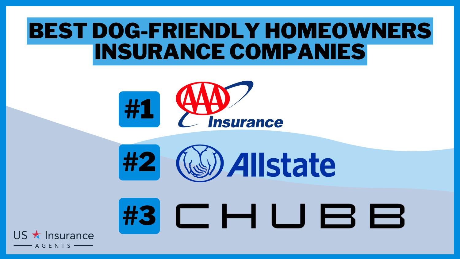 Best Dog-Friendly Homeowners Insurance Companies: AAA, Allstate, and Chubb.