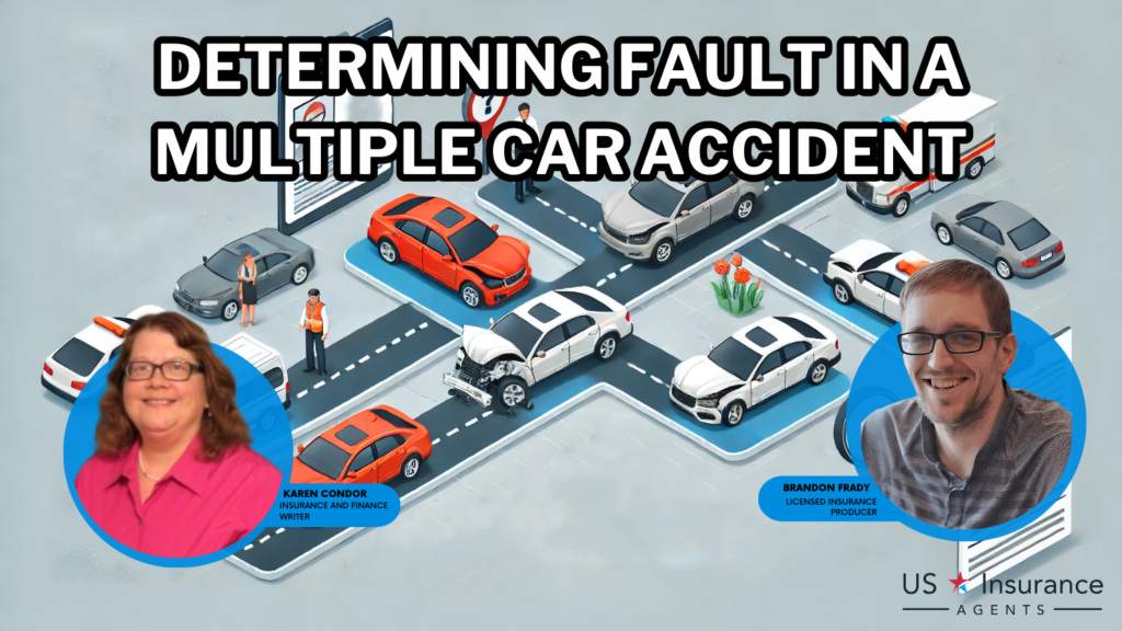 determining fault in a multiple car accident