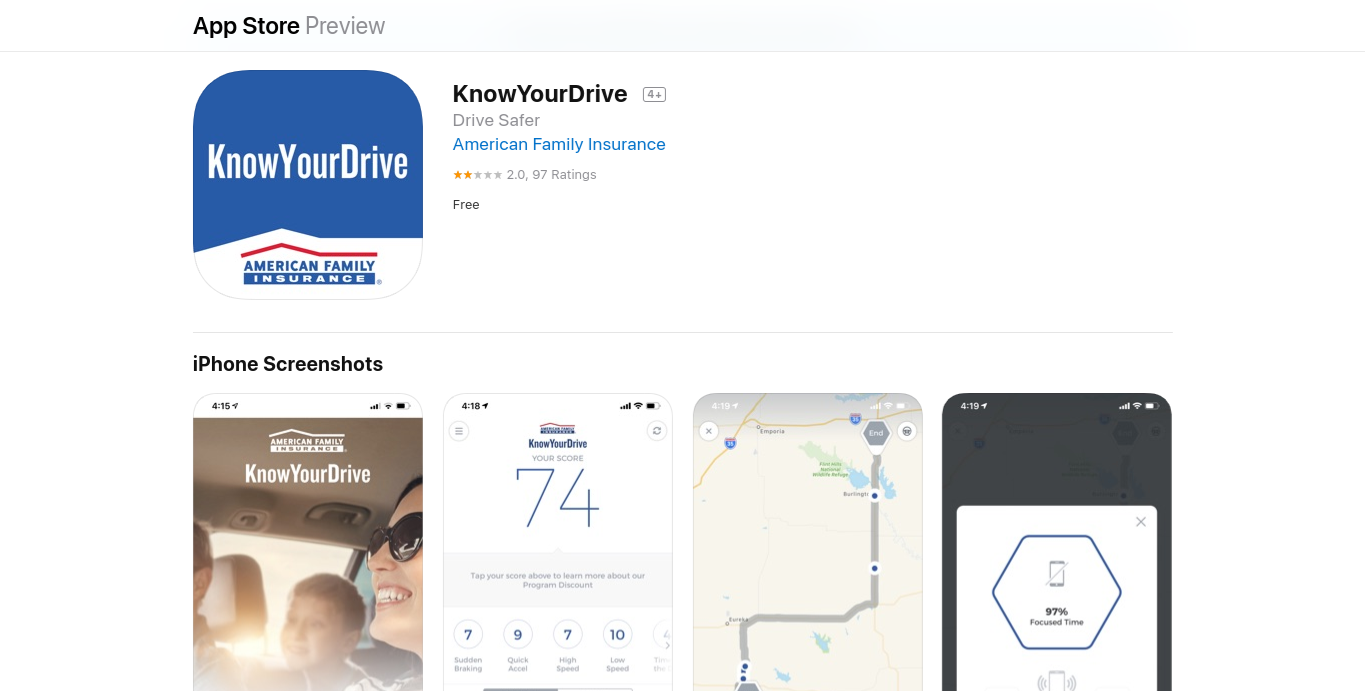 American Family KnowYourDrive iOS-medium