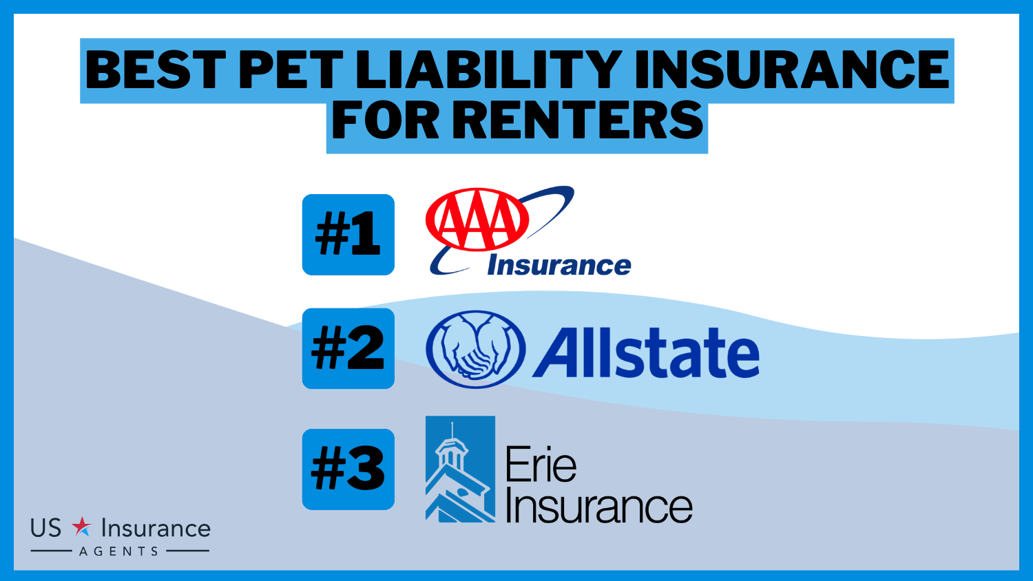 Best Pet Liability Insurance for Renters: AAA, Allstate, and Erie.