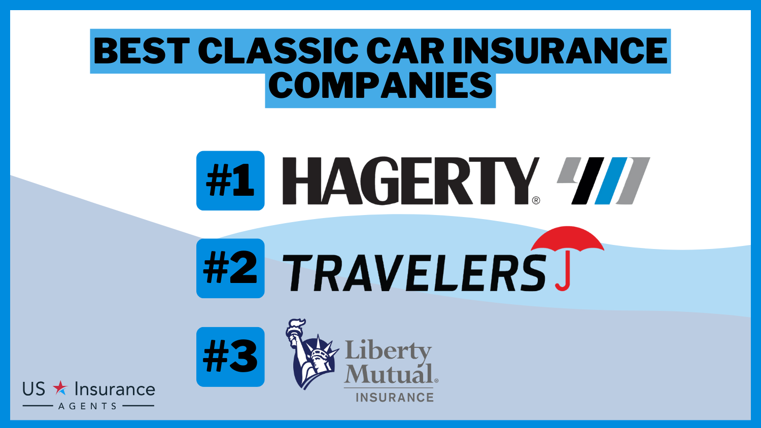 Best Classic Car Insurance Companies: Hagerty, Travelers, and Liberty Mutual.