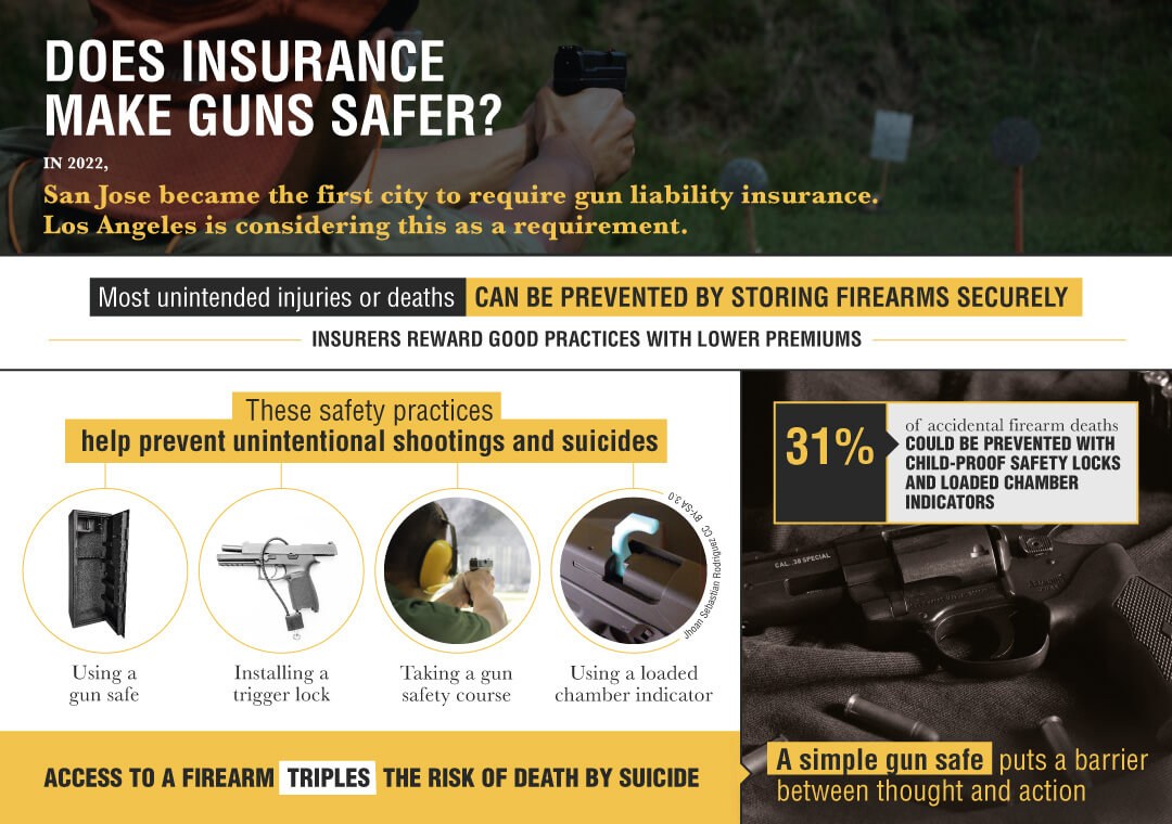 Does insurance make guns safer?