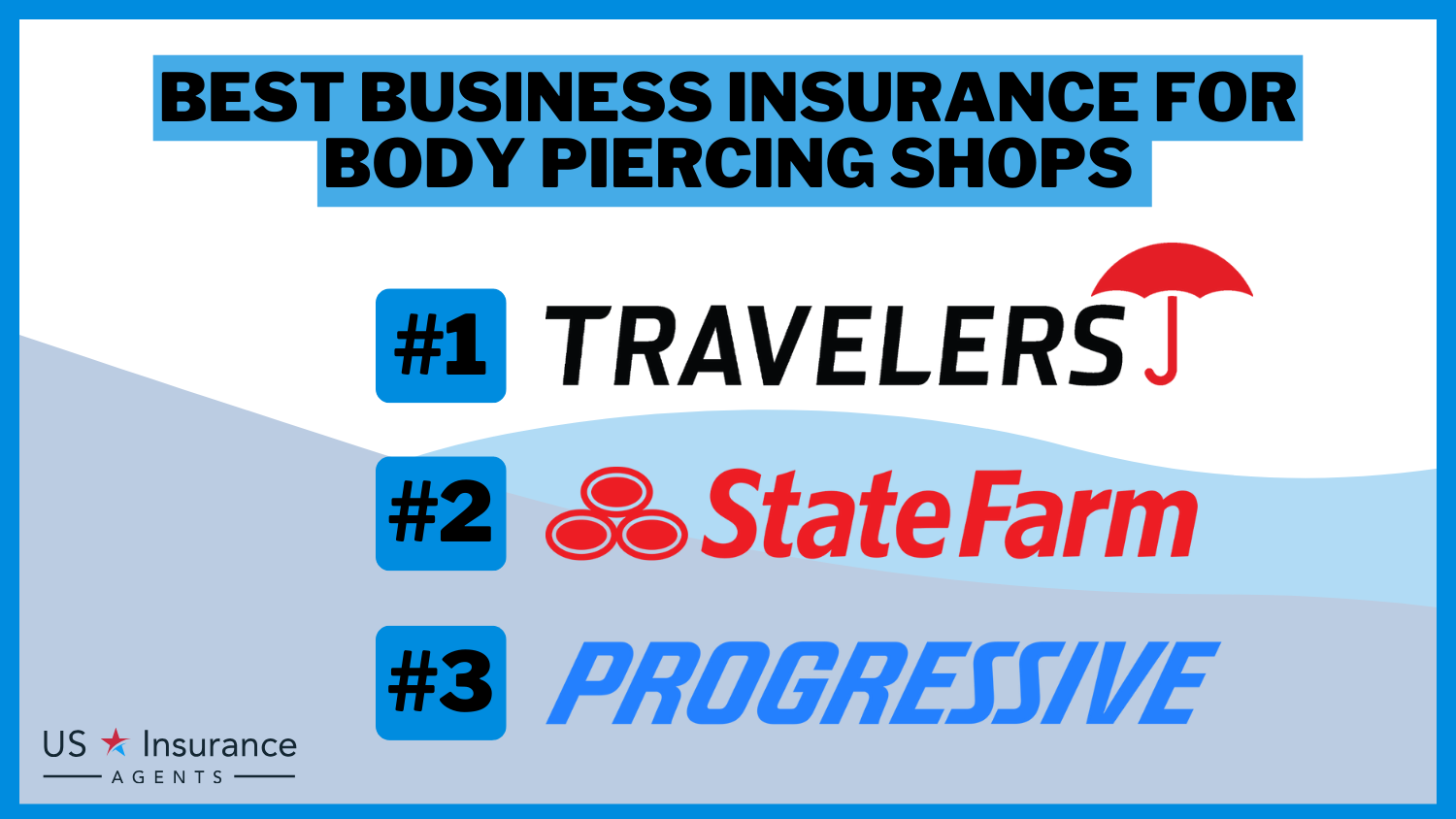 Best Business Insurance for Body Piercing Shops Travelers, State Farm and Progressive.