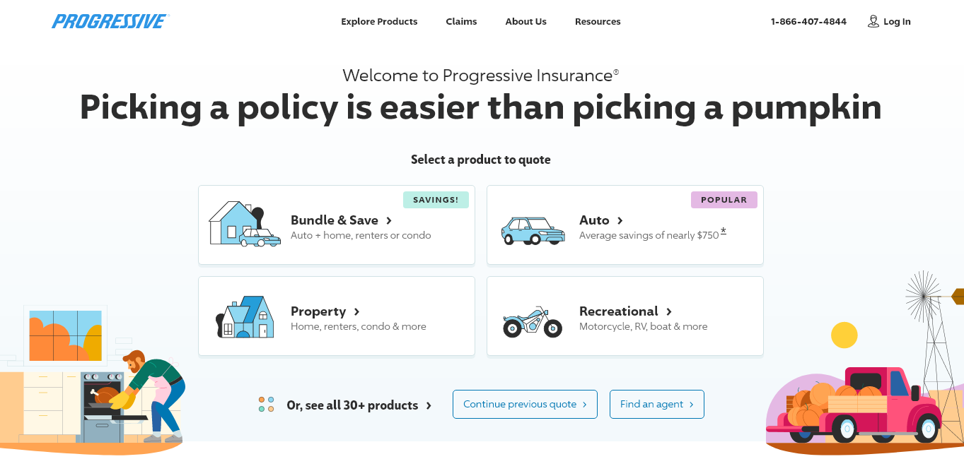 Progressive Site Screenshot: Cheap Mercedes-Benz Sprinter WORKER Car Insurance